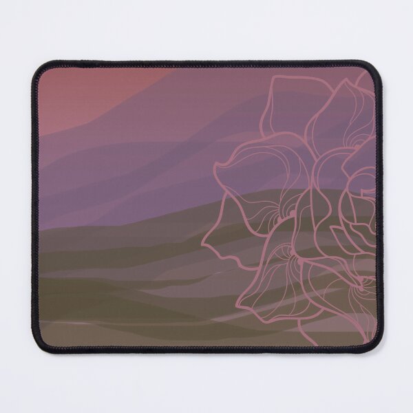 Item preview, Ombre Sunset over Flowered Mountains designed and sold by bizbostudio.