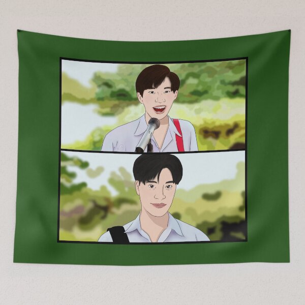 Item preview, My School President TinnGun serenade scene (black line-art ver) designed and sold by MintyLix.