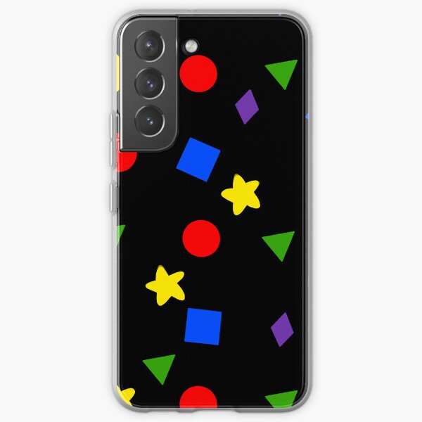shapes - black background Samsung Galaxy Soft Case