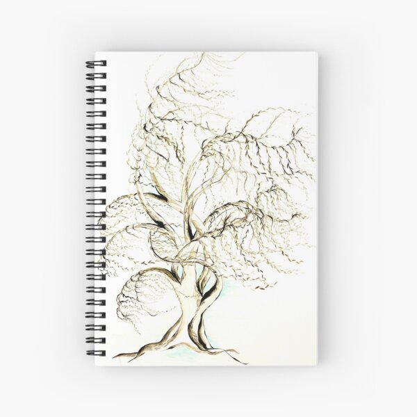 Restless Willow2 Spiral Notebook