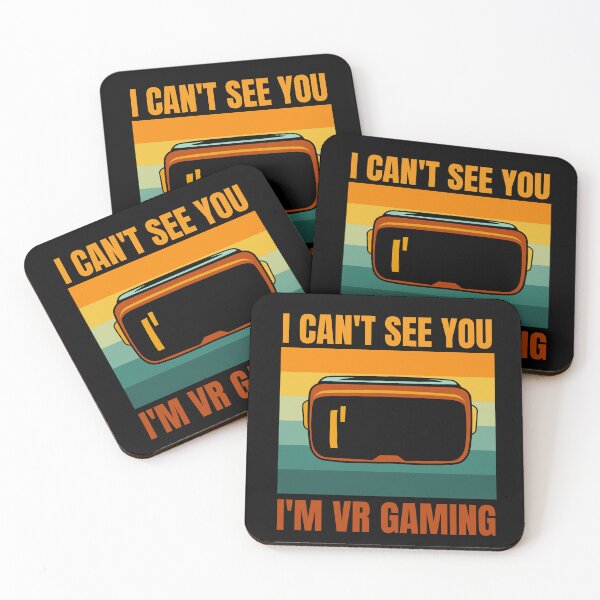 Item preview, I Can't See You I'm VR Gaming Virtual Reality Metaverse Gift For Child Christmas Present designed and sold by DadJokeDescript.