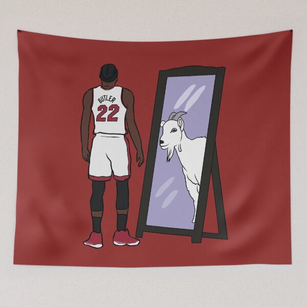 Item preview, Jimmy Butler Mirror GOAT designed and sold by RatTrapTees.