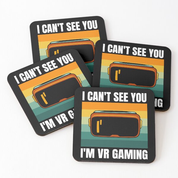 Item preview, I Can't See You I'm VR Gaming VR Kids Funny Virtual Reality Headset Fun Gift designed and sold by DadJokeDescript.
