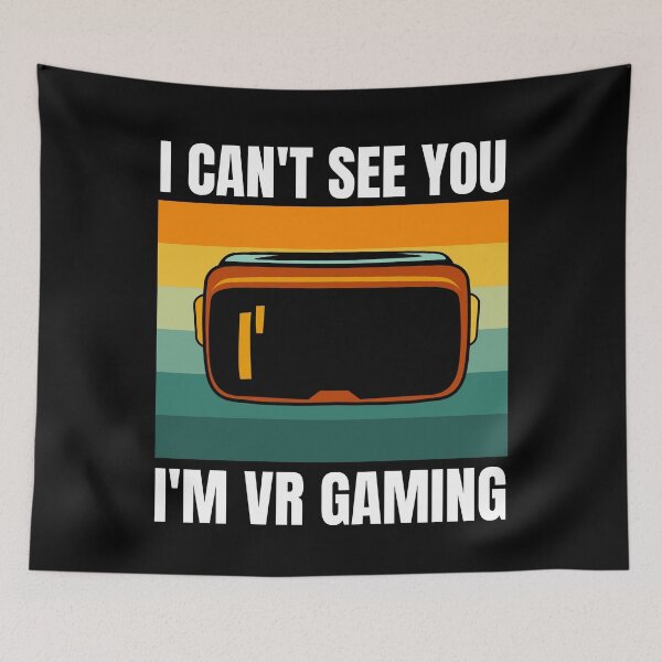 Item preview, I Can't See You I'm VR Gaming VR Kids Funny Virtual Reality Headset Fun Gift designed and sold by DadJokeDescript.