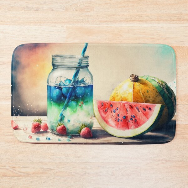 Item preview, Summertime Sips and Fruits: Watercolor Painting designed and sold by Tiberius404.