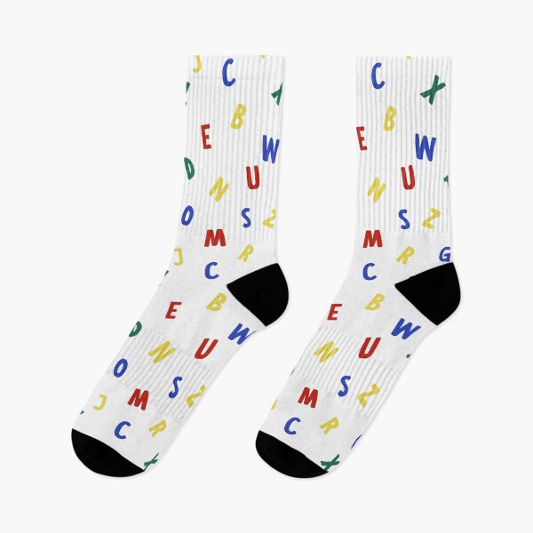 Item preview, Primary Colors Alphabet White Background designed and sold by PridePositivity.