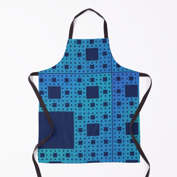 Item preview, sierpinski squares - blue designed and sold by BrownWoodRobot.