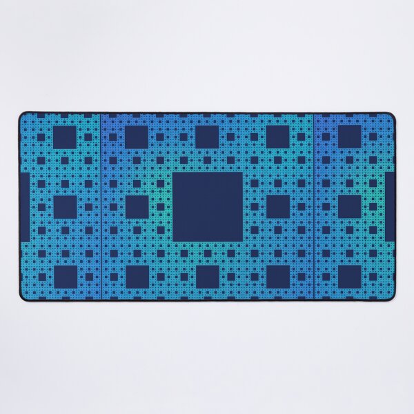 Item preview, sierpinski squares - blue designed and sold by BrownWoodRobot.