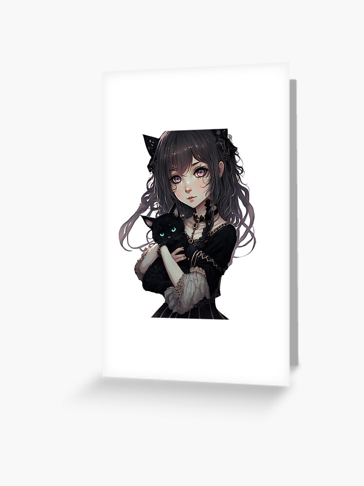 Premium Photo  Cute cat anime art styles