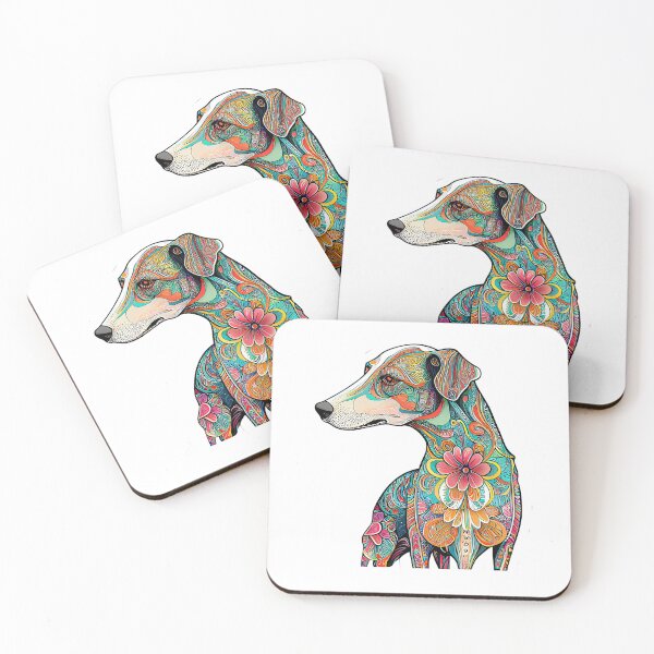 Item preview, Cute colorful greyhound designed and sold by cooeeman.