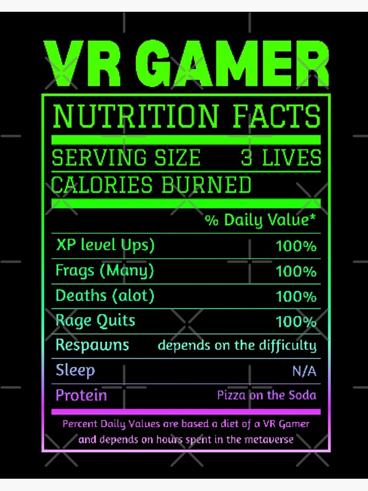  Teewarrior Gamer Water Bottle Nutritional Facts, Game