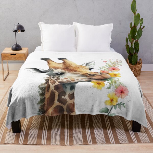Item preview, Giraffe eating flowers designed and sold by KittyCat08.