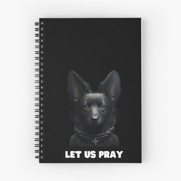 Item preview, Dog priest religious humor let us pray holy animal  designed and sold by AnimalArtPhotos.