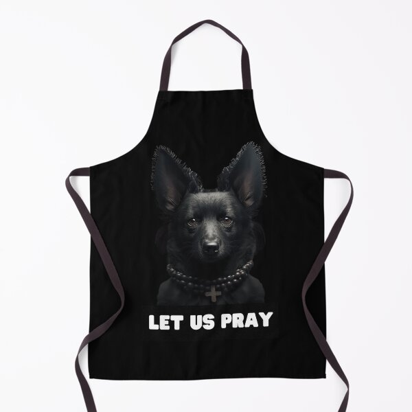 Item preview, Dog priest religious humor let us pray holy animal  designed and sold by AnimalArtPhotos.