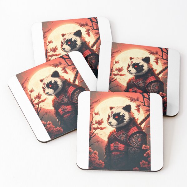 Item preview, panda anime samurái designed and sold by TripleEdge22.