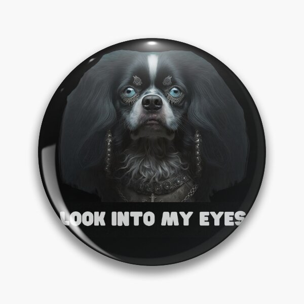 Aperçu de l'œuvre Chien hypnotiser drôle de regard dans mes yeux hypnotisant illusionniste créée et vendue par AnimalArtPhotos.