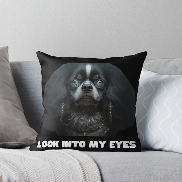 Aperçu de l'œuvre Chien hypnotiser drôle de regard dans mes yeux hypnotisant illusionniste créée et vendue par AnimalArtPhotos.