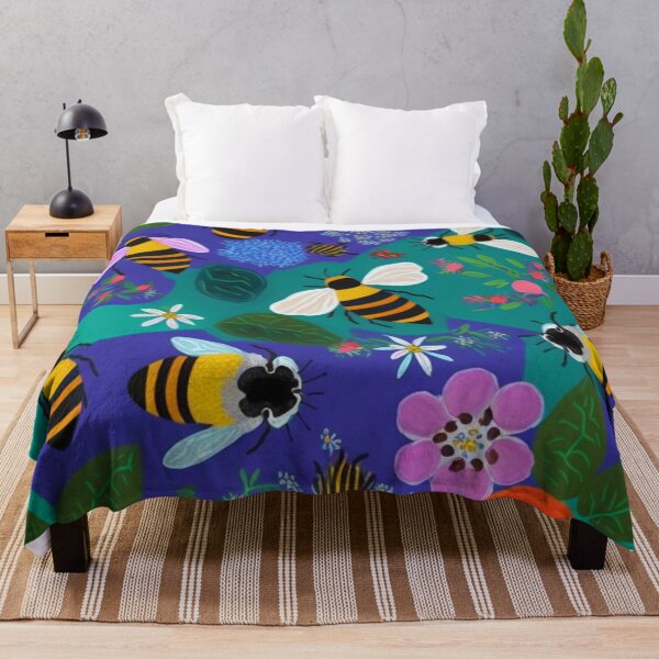 Item preview, Bees in the garden II designed and sold by RoseAesthetic.