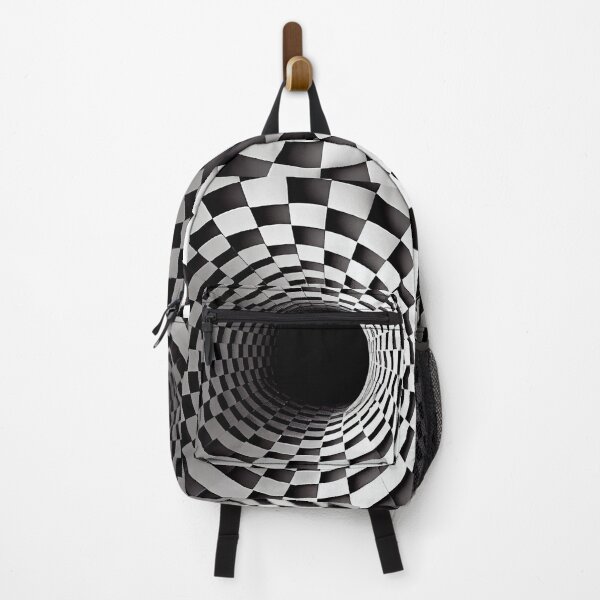 Item preview, Optical Illusion Checkerboard - Black and White Hole Art designed and sold by UniqueDesignsC.