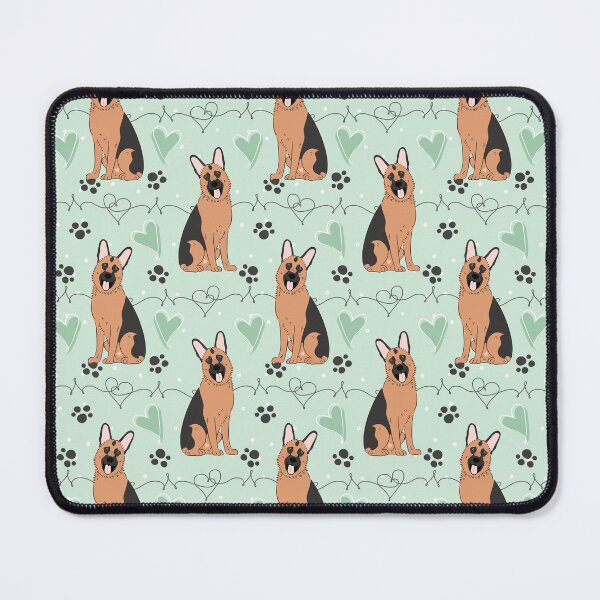 Item preview, LOVE German Shepherd - Red and Black 3 designed and sold by Lulupainting.