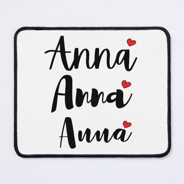 Item preview, Anna Name Cute Mini Heart Triple Fonts designed and sold by 27th-Tee.