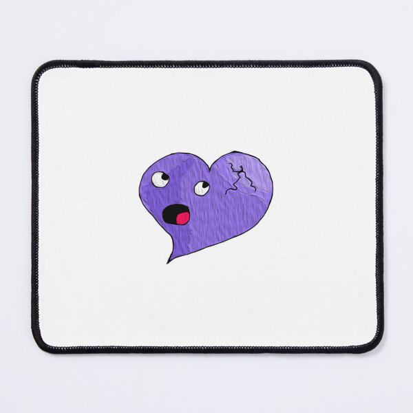 Item preview, Purple oil heart texture Broken Valanteines Day heart designed and sold by Coffeemerc117.
