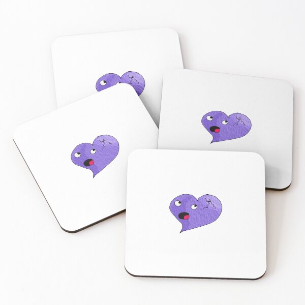 Item preview, Purple oil heart texture Broken Valanteines Day heart  designed and sold by Coffeemerc117.