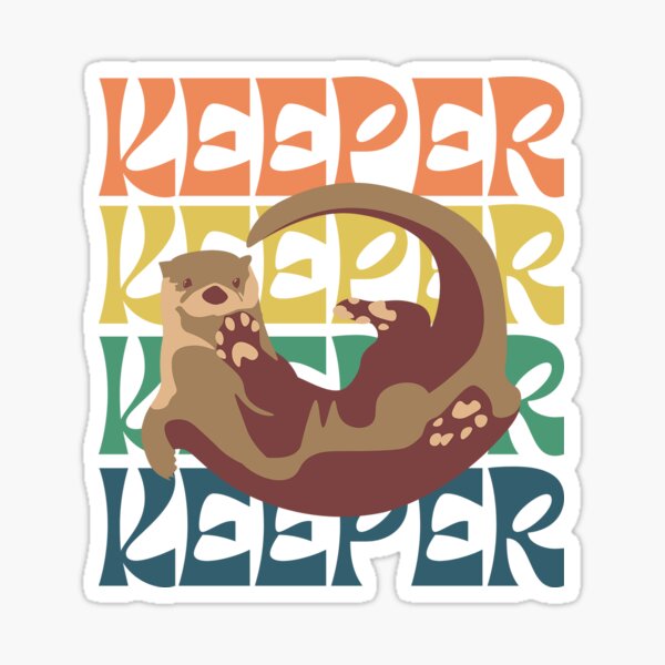 Item preview, Otter | Zookeeper | Zookeeper | Zoo | River Otter  designed and sold by AlyCastelluccio.