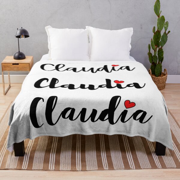 Item preview, Claudia Name Cute Mini Heart Triple Fonts designed and sold by 27th-Tee.