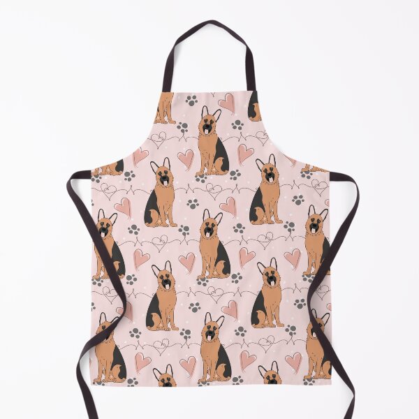 Item preview, LOVE German Shepherd - Red and Black 4 designed and sold by Lulupainting.