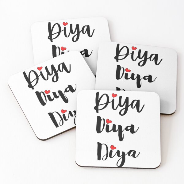 Item preview, Diya Name Cute Mini Heart Triple Fonts designed and sold by 27th-Tee.