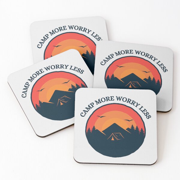Item preview, Camp more worry less designed and sold by We Grow.