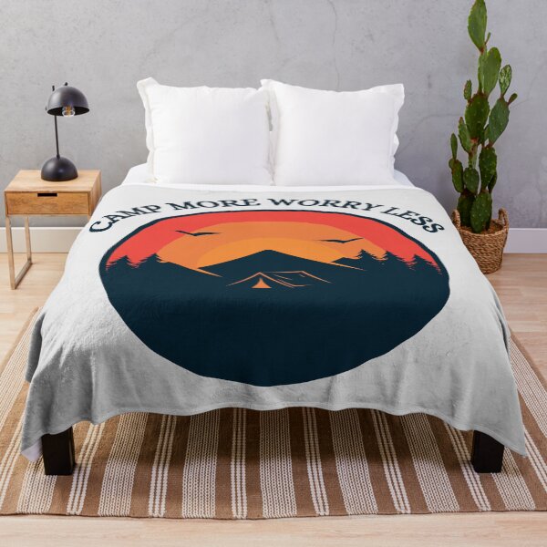 Item preview, Camp more worry less designed and sold by We Grow.