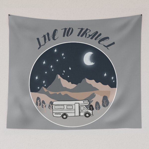 Item preview, Live to travel designed and sold by We Grow.