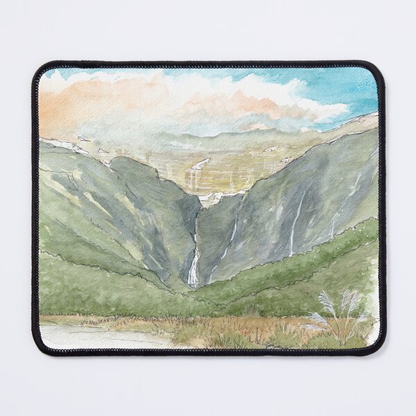 Item preview, Morning at Aspiring Flats Watercolour designed and sold by Tom Napper Design.