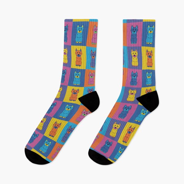 Item preview, Colorful Dog Pattern - Astonished Cat Company - Gift for Dog Lover - Gift for Art Lover designed and sold by AstonishedCatCo.