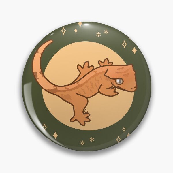 Item preview, Flame Crested Gecko - Yellow Tiger designed and sold by anacecilia.