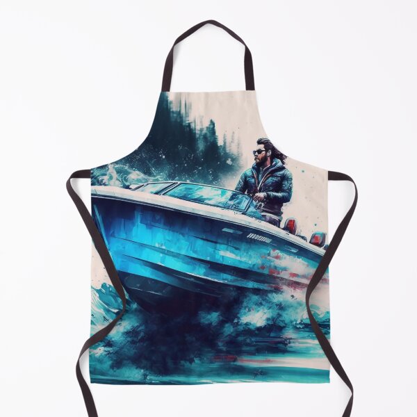 Item preview, Acelerando a través del agua: pintura de acuarela designed and sold by Tiberius404.