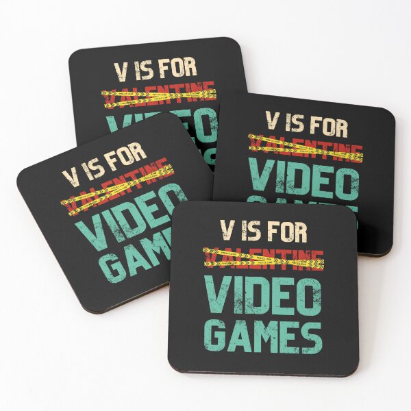 Item preview, V Is For Video Games T-shirt - Funny valentine, funny quote, valentine day, gamer, video games lover designed and sold by NaNapolitano.