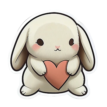 Artwork thumbnail, Lop Eared Rabbit by Star_