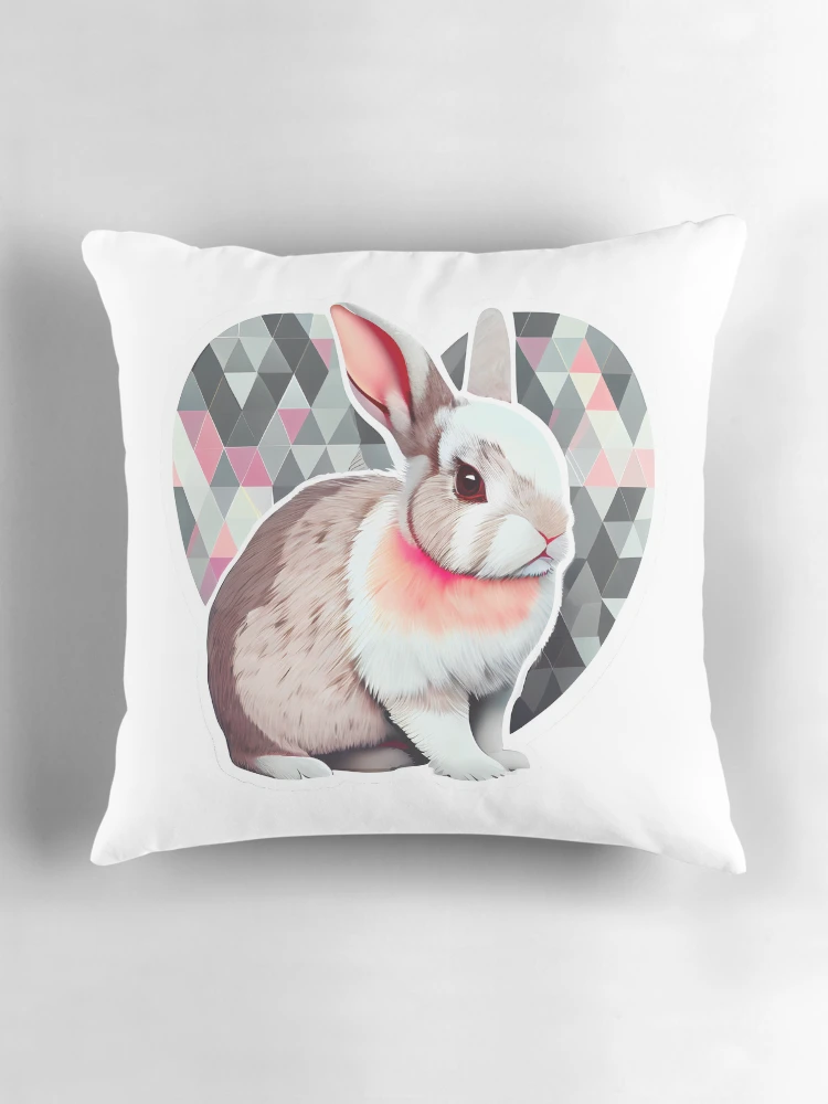 Thumbnail 3 of 4, Pillow, Mini Rex Rabbit designed and sold by Star_.