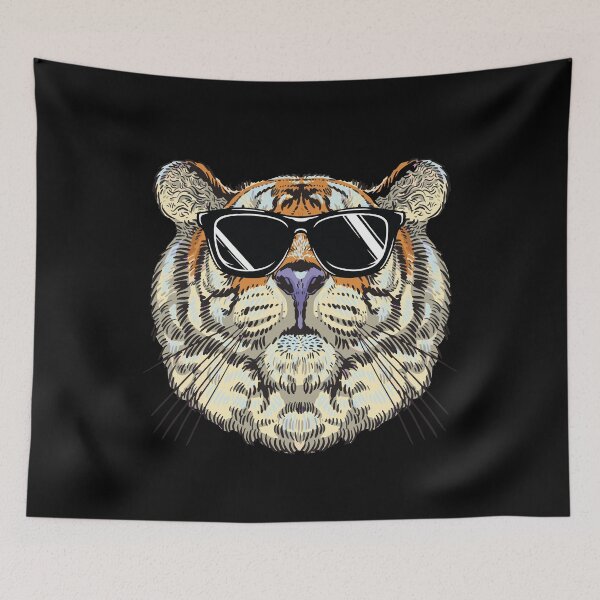 Item preview, Cool Bengal Tiger with Sunglasses Tiger Lover designed and sold by CoolCreative.