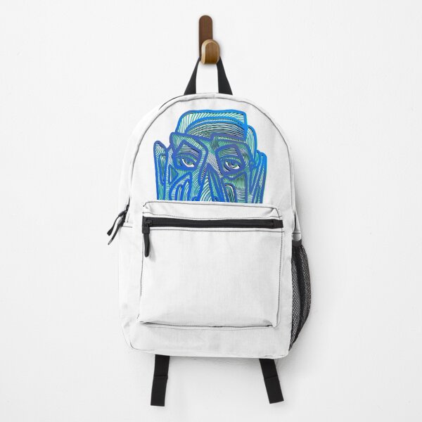 Item preview, Abstract face #8 - Blue version designed and sold by DaveDanchuk.