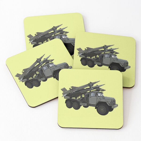Item preview, Missile vehicle cartoon illustration designed and sold by Misscartoon.