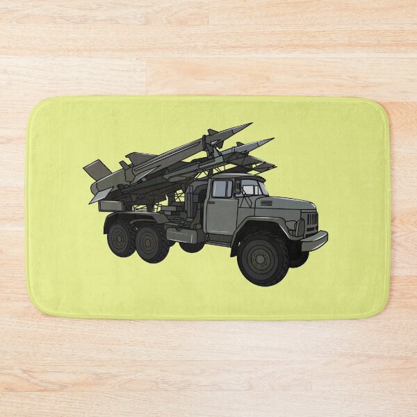Item preview, Missile vehicle cartoon illustration designed and sold by Misscartoon.