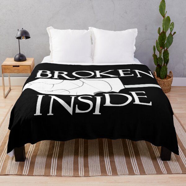 Item preview, Broken Inside designed and sold by oandpmemes.