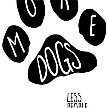 Artwork thumbnail, paw print (more dogs - less people) by mystudiocreate