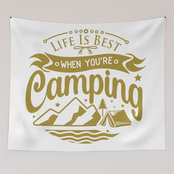 Item preview, Life is best when you're camping designed and sold by We Grow.