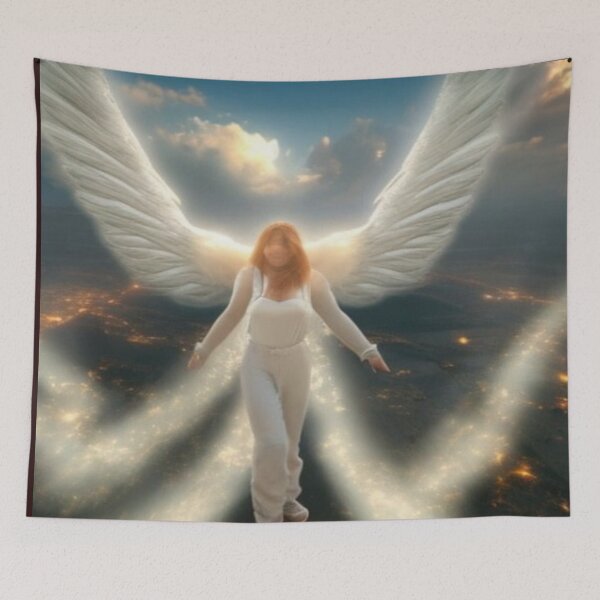 Item preview, Gold and white Angel designed and sold by AnnieHaven.