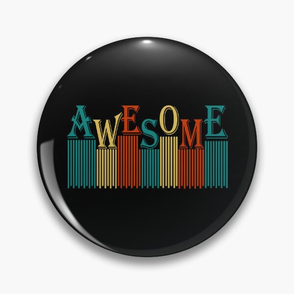 Item preview, Awesome - retro designed and sold by Spreading Smile.